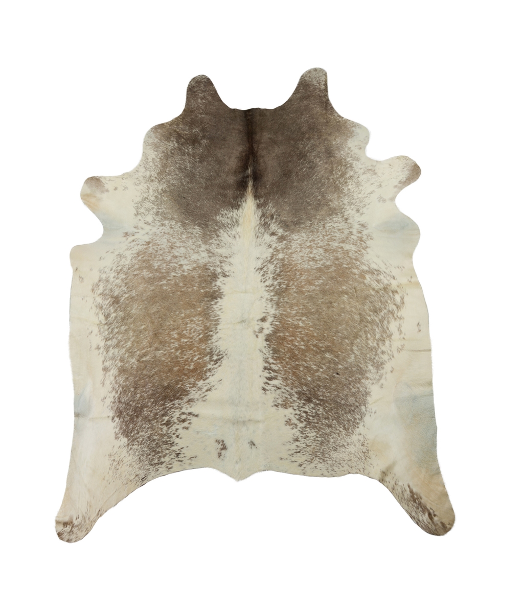 544339 6 x 7 ft. Brown & White Cowhide Hand Knotted Area Rug