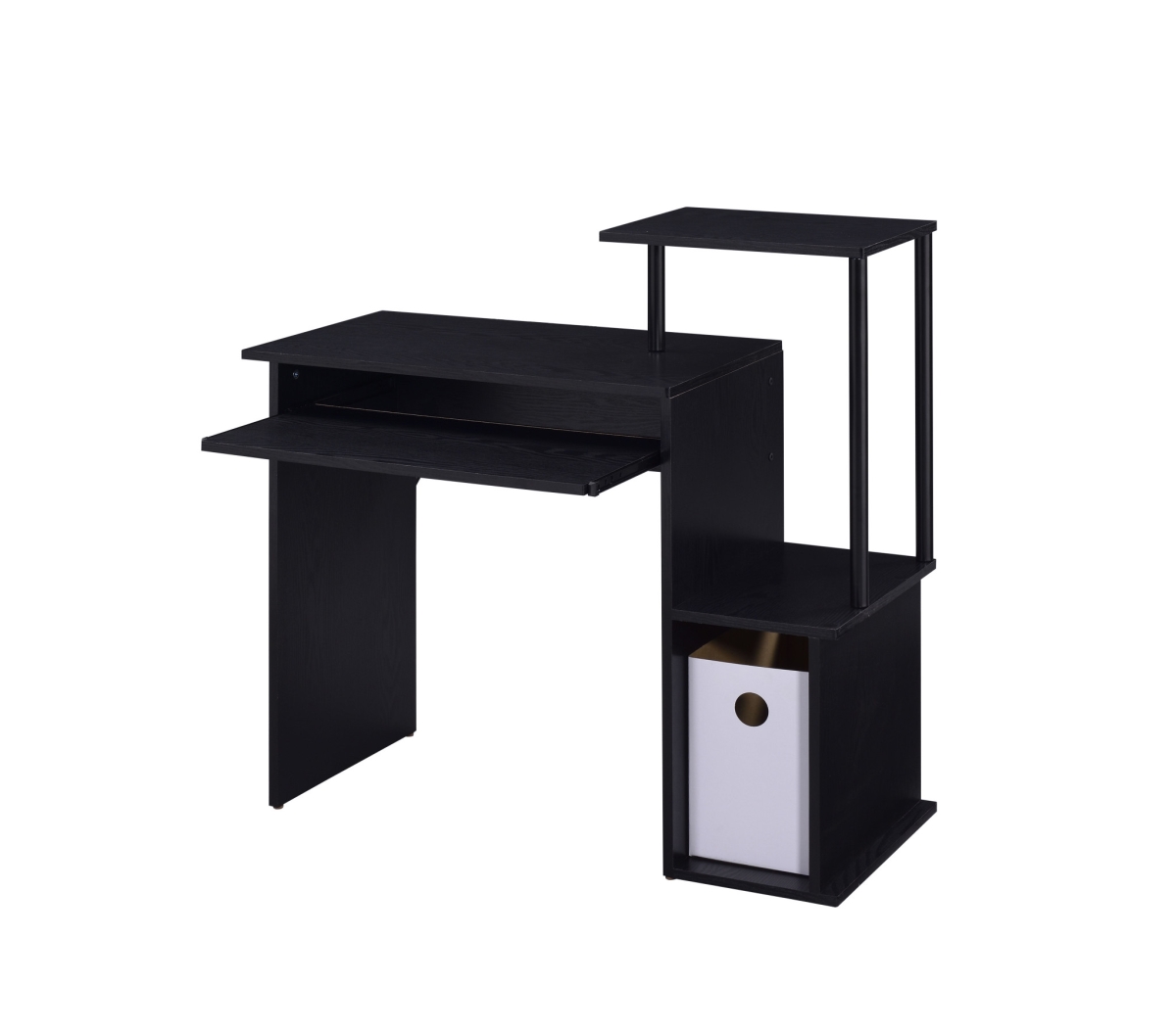 491434 37 in. Computer Desk, Black