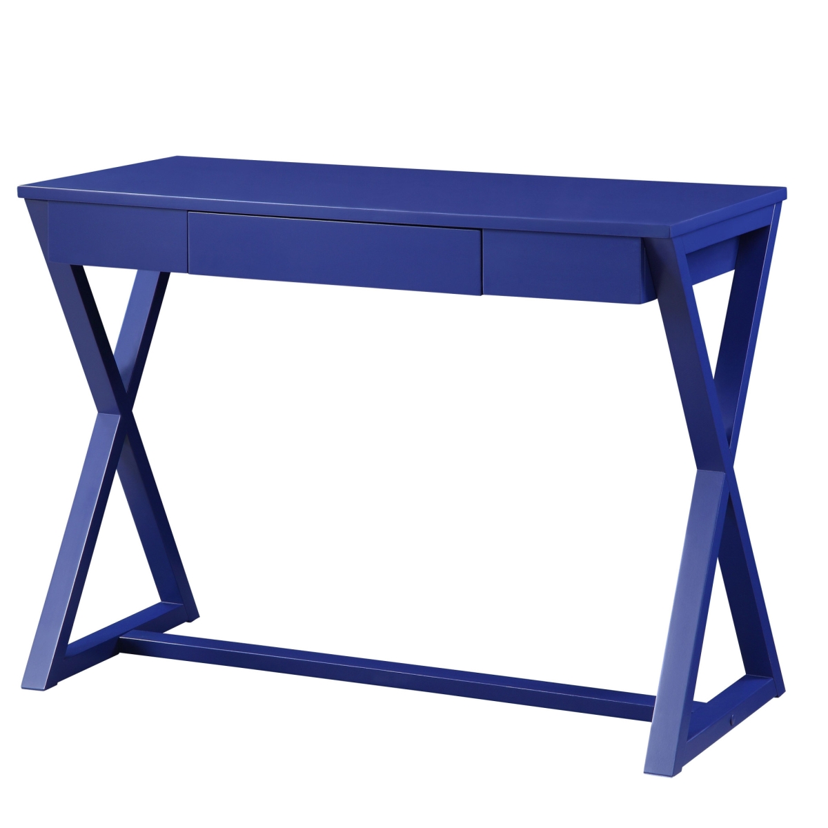 42 in. Writing Desk, Blue