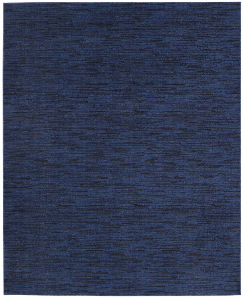 479521 7 x 10 ft. Midnight Blue Non Skid Indoor & Outdoor Rectangle Area Rug