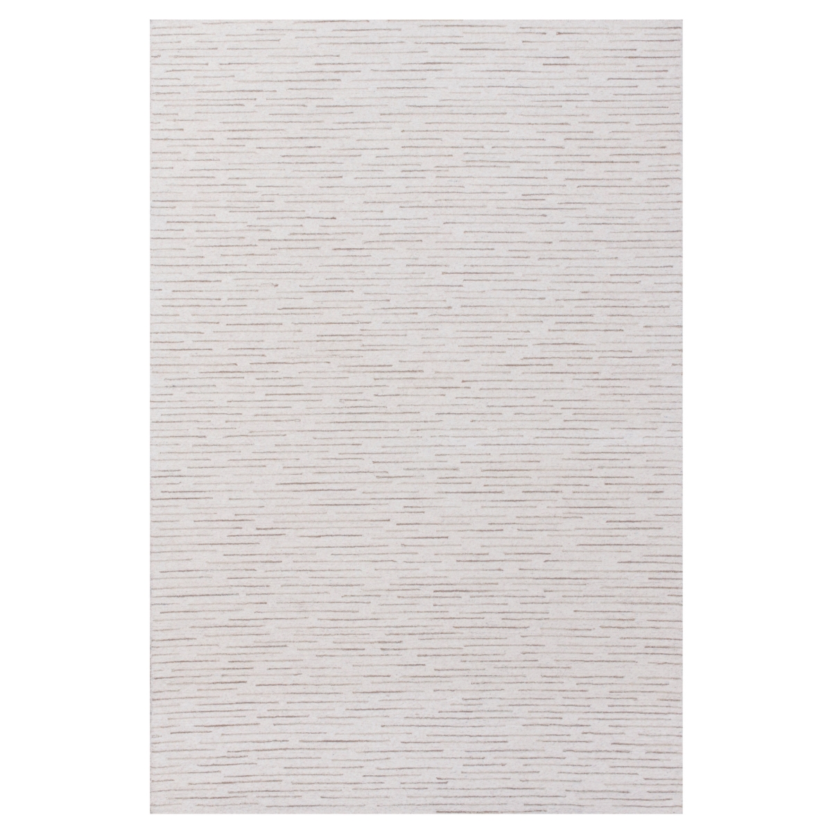 8 x 10 ft. Beige & Ivory Wool Striped Hand Tufted Rectangle Area Rug