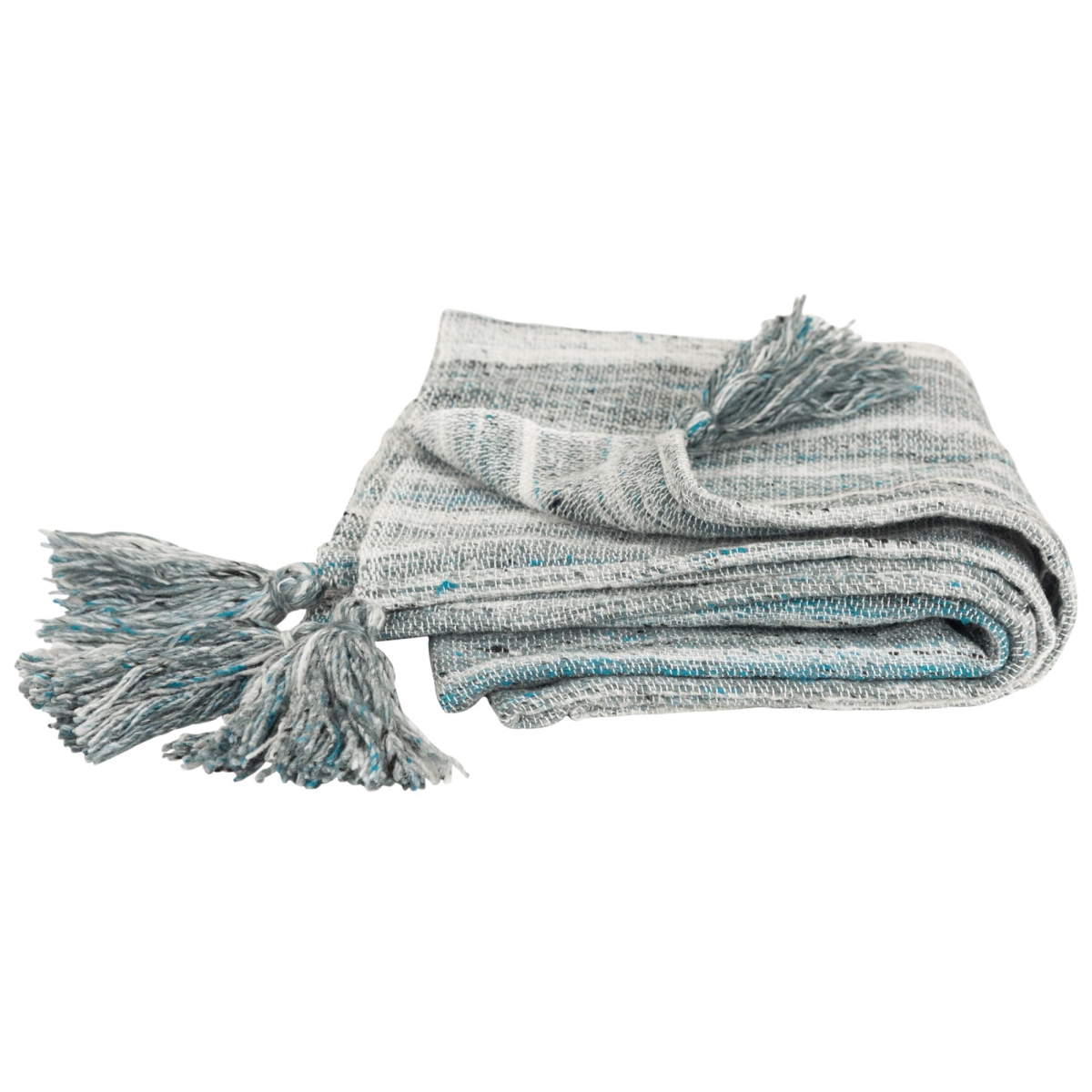 Blue & Black Woven 100 Percent PET Throw Blanket