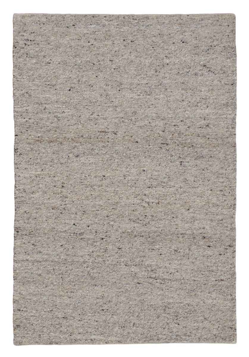 9 x 12 ft. Beige & Grey Hand Woven Rectangle Area Rug