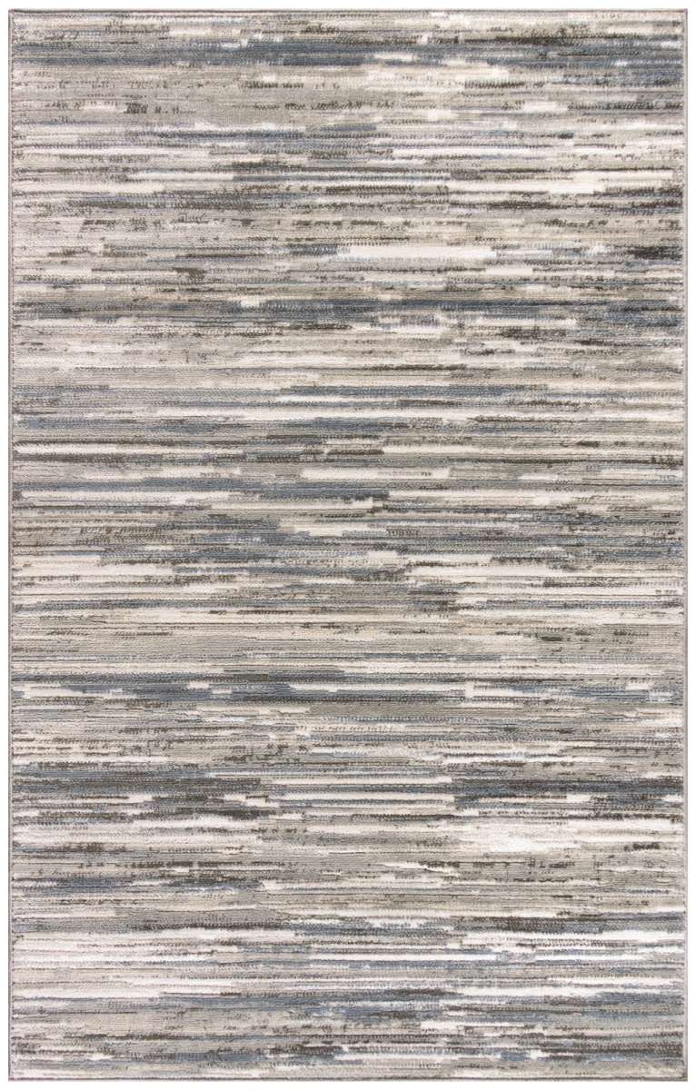 4 x 6 ft. Cream Abstract Distressed Rectangle Area Rug