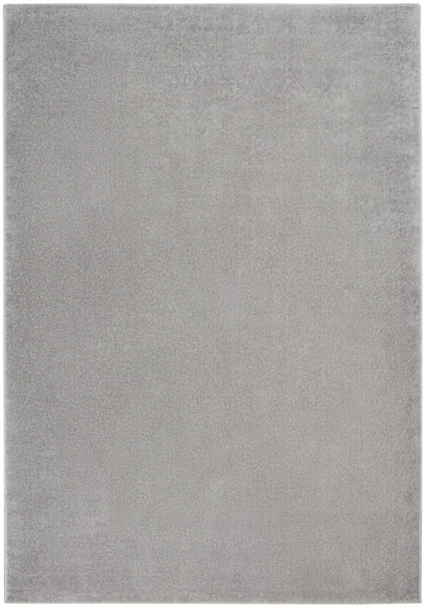 6 x 9 ft. Silver & Grey Indoor & Outdoor Rectangle Area Rug
