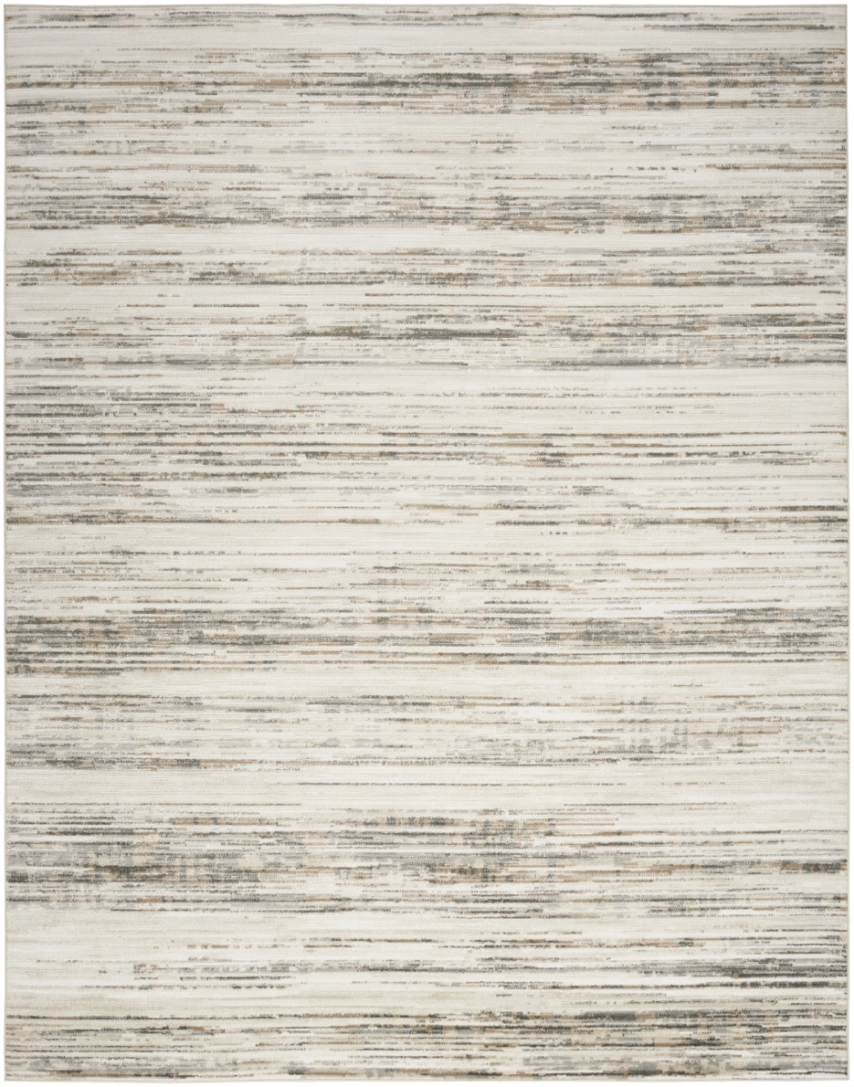 553153 9 x 12 ft. Abstract Distressed Modern Area Rug - Cream