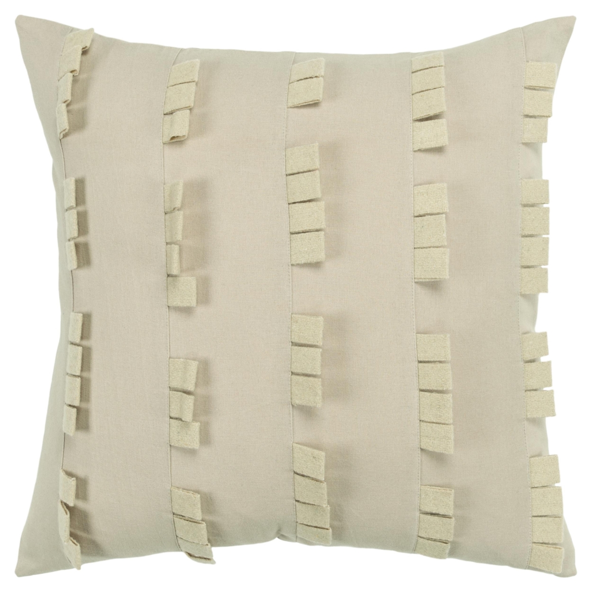 518645 20 in. Ivory Cotton Pillow