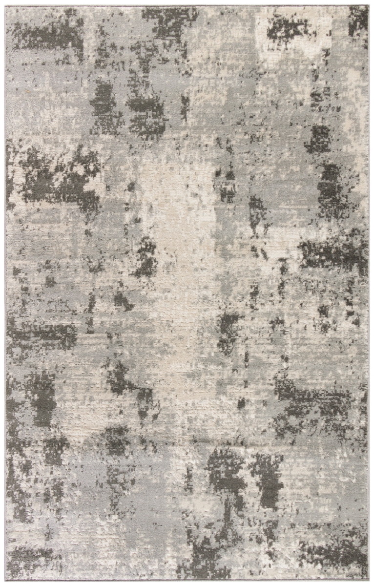 4 x 6 ft. Cream Abstract Rectangle Area Rug