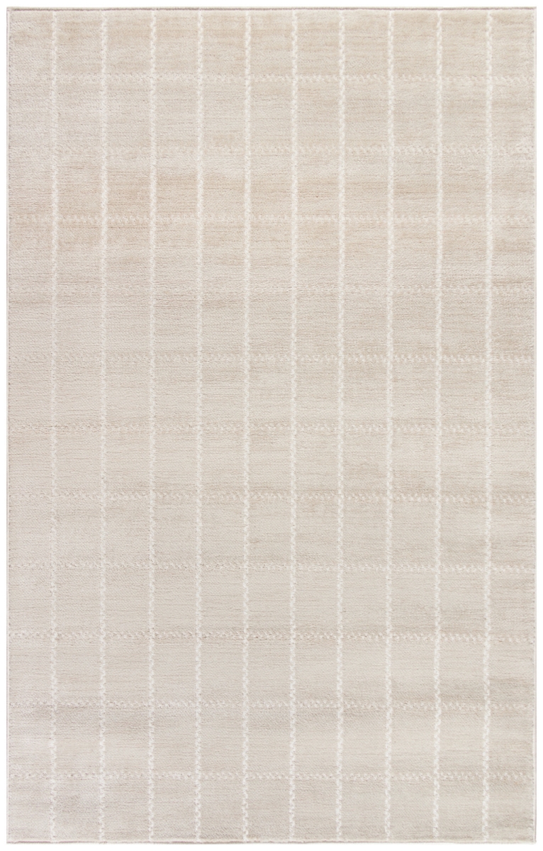 4 x 6 ft. Cream Geometric Rectangle Area Rug