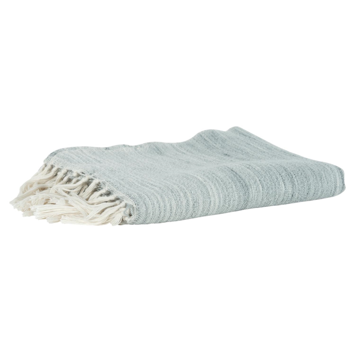 Grey Woven 100 Percent PET Throw Blanket