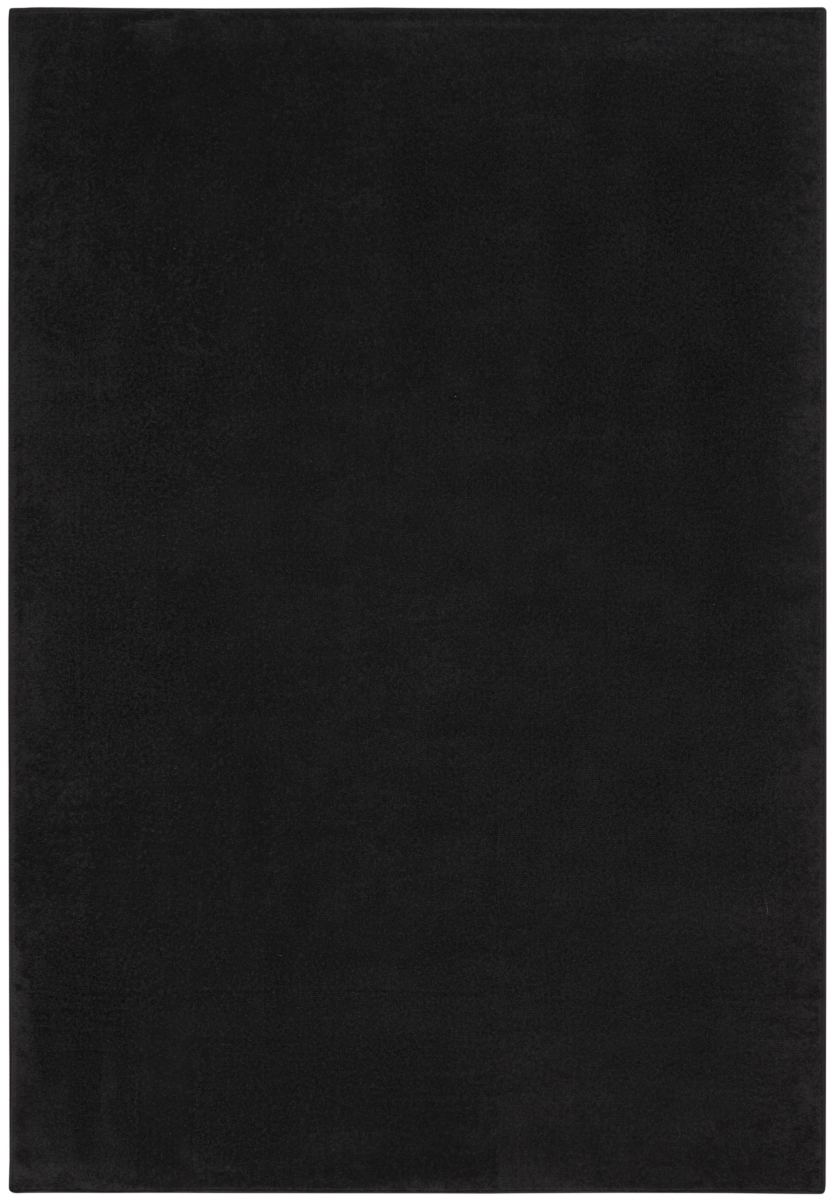 6 x 9 ft. Black Non Skid Indoor & Outdoor Rectangle Area Rug