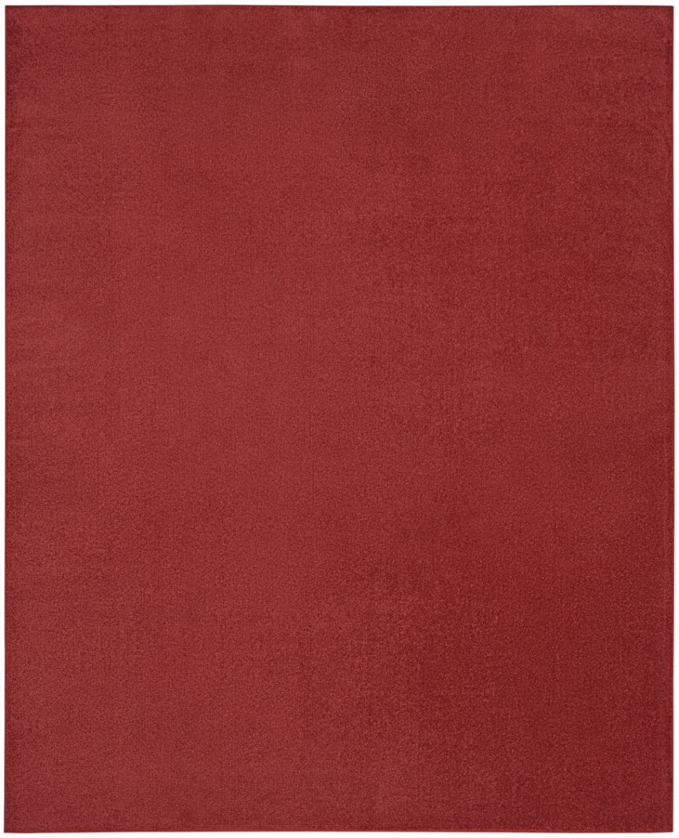 479482 7 x 10 ft. Brick & Red Non Skid Indoor & Outdoor Rectangle Area Rug
