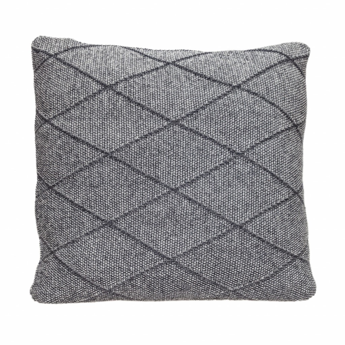 383163 20 in. Gray Cotton Throw Pillow