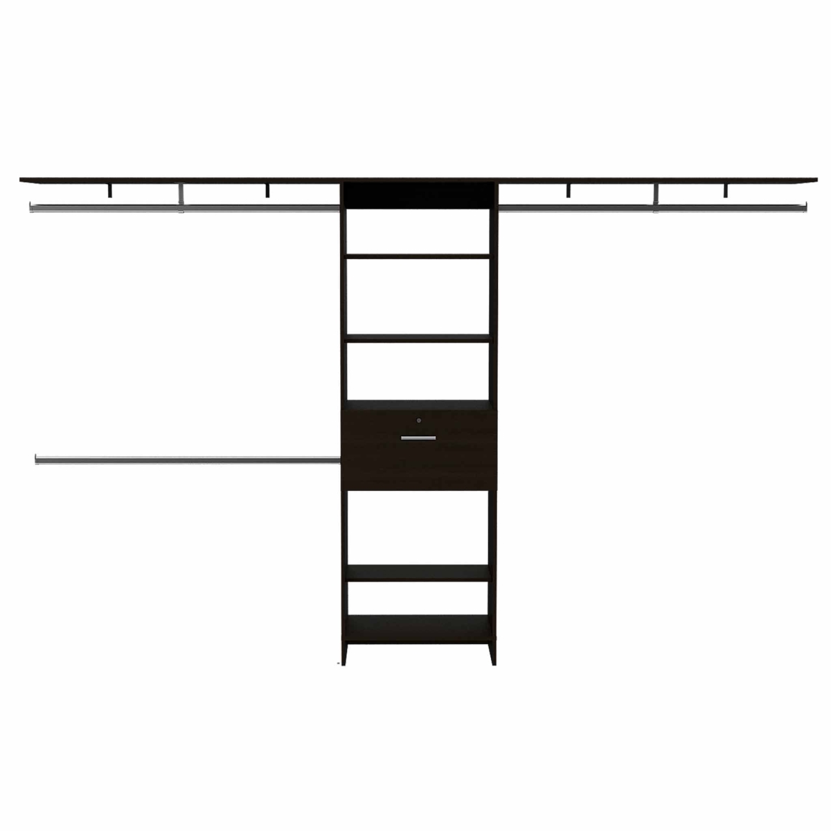 535182 118 in. Black Drawer Combo Dresser