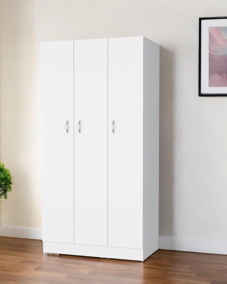534926 35 in. White Two Drawer Combo Dresser