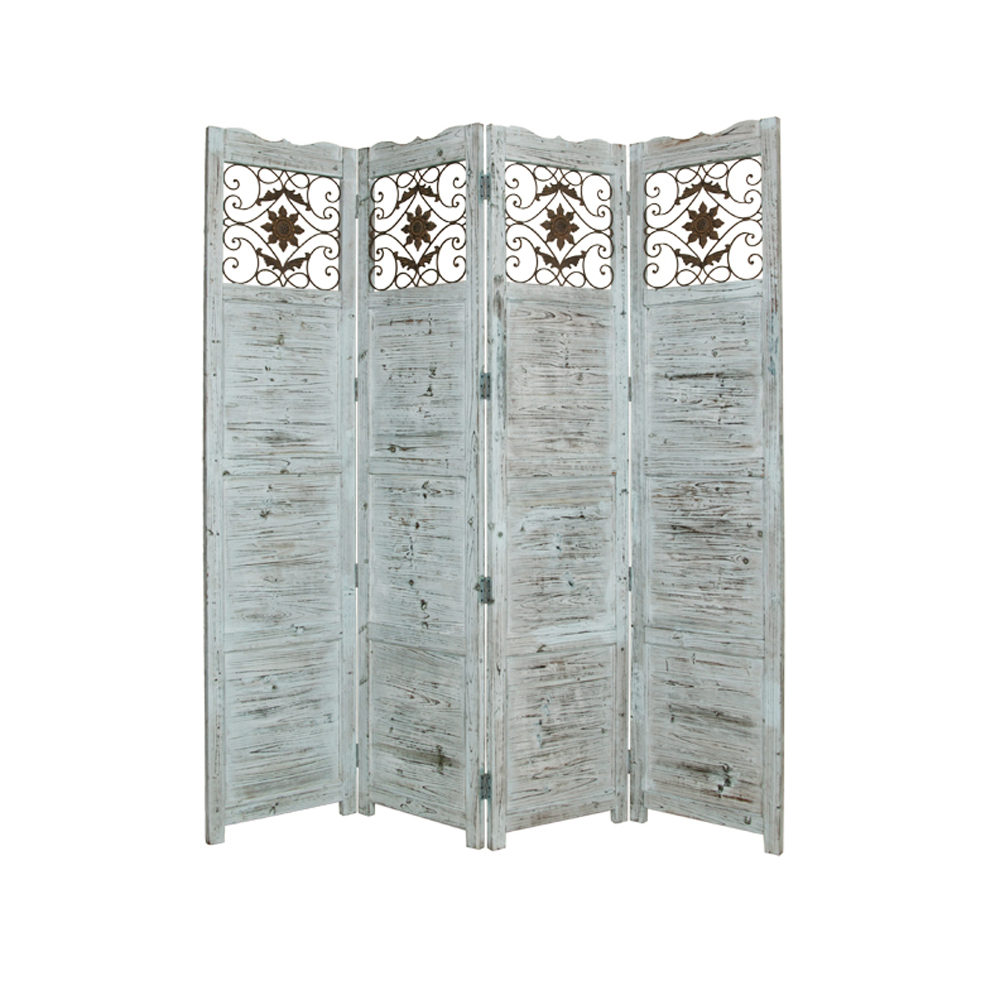 274887 76 x 84 in. Blue Wood Screen