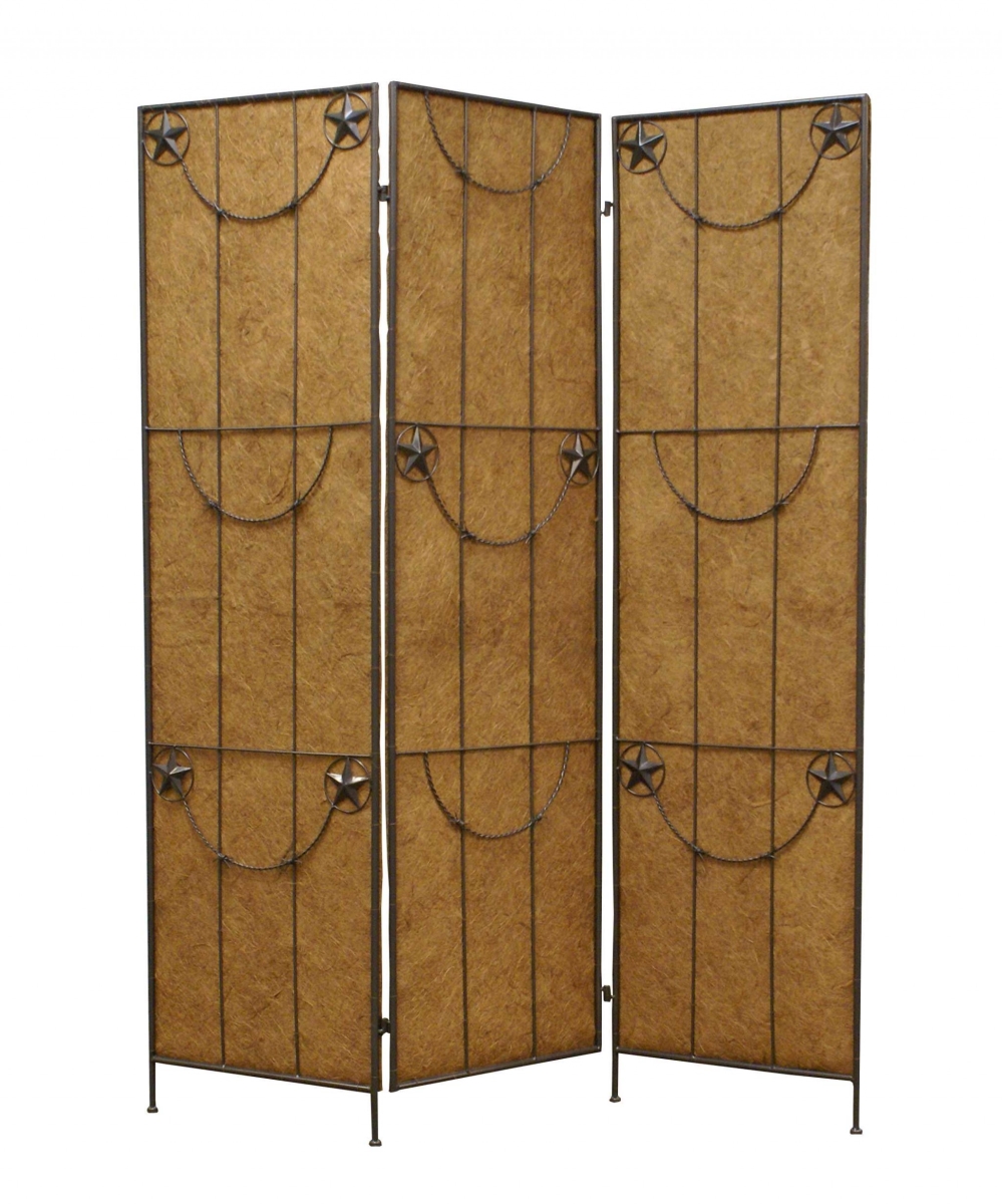 274642 60 x 72 in. Brown Metal Lone Star - Screen