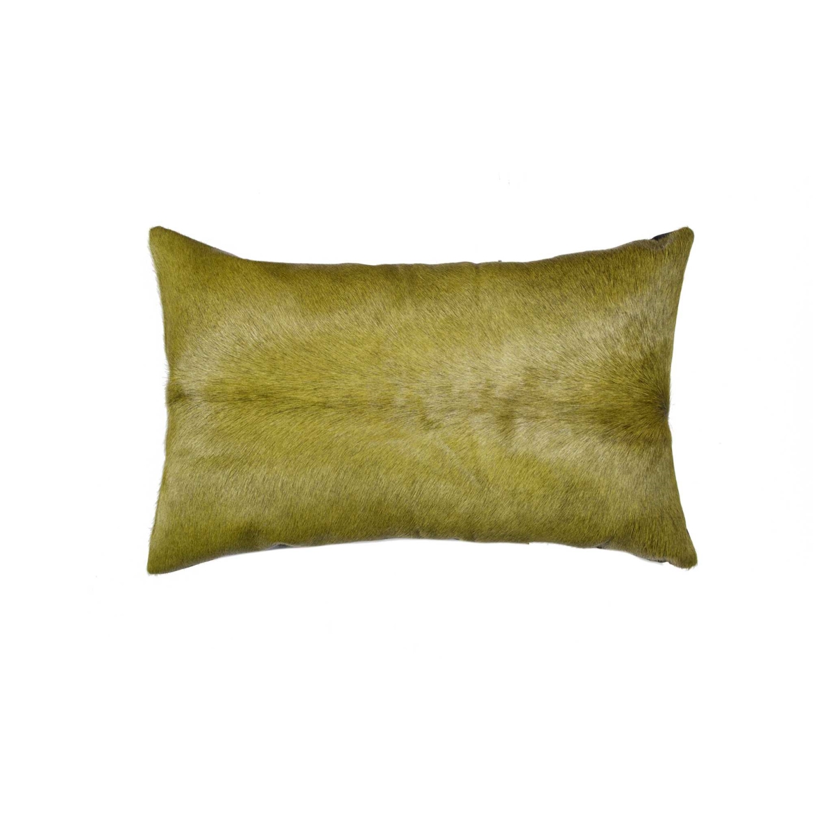 Picture of HomeRoots 317062 12 x 20 in. Cowhide Pillow - Verde