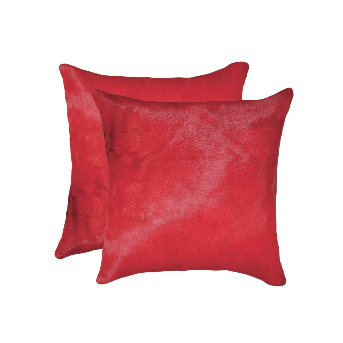 Picture of HomeRoots 317090 18 in. Cowhide Pillow&#44; Firecracker - Pack of 2