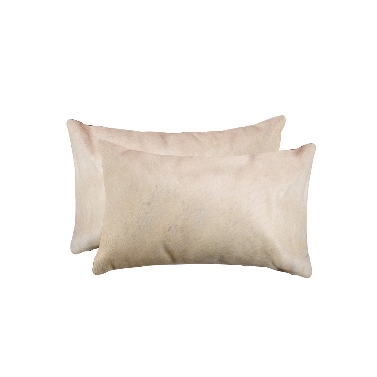 Picture of HomeRoots 317104 12 x 20 in. Cowhide Pillow&#44; Tan - Pack of 2