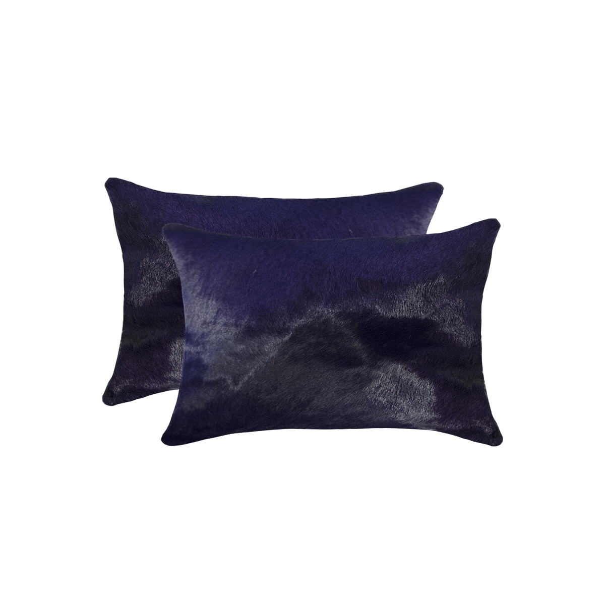 Picture of HomeRoots 317109 12 x 20 in. Cowhide Pillow, Purple - Pack of 2