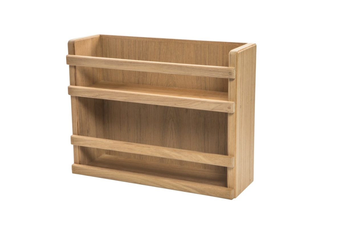 Picture of HomeRoots 478231 13.13 in. Wall Mounted Wood Spice Rack