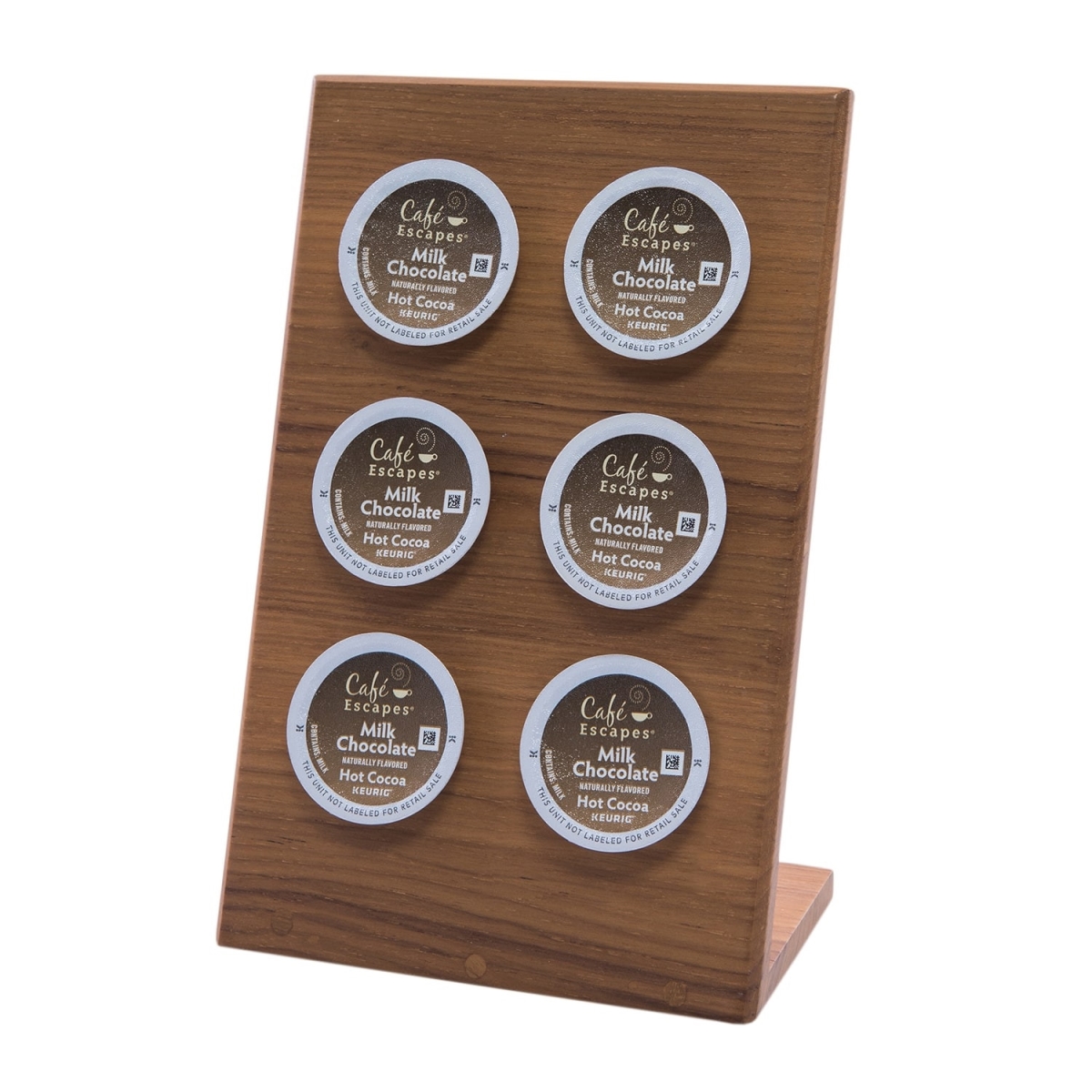 Picture of HomeRoots 478226 6.00 in. Free Standing Wood Coffee Storage & Accessories