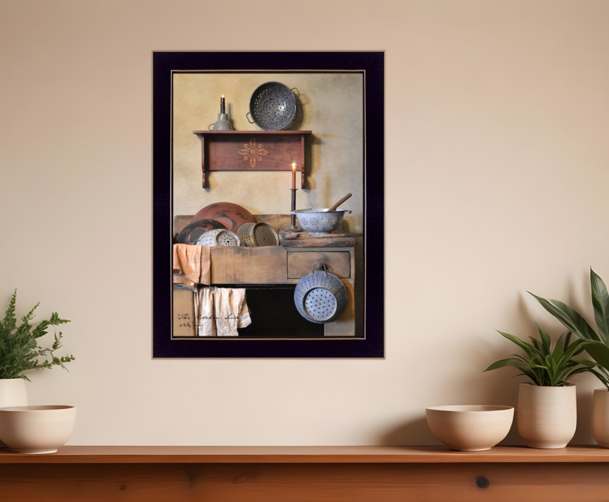 416087 The Kitchen Sink Black Framed Print Wall Art