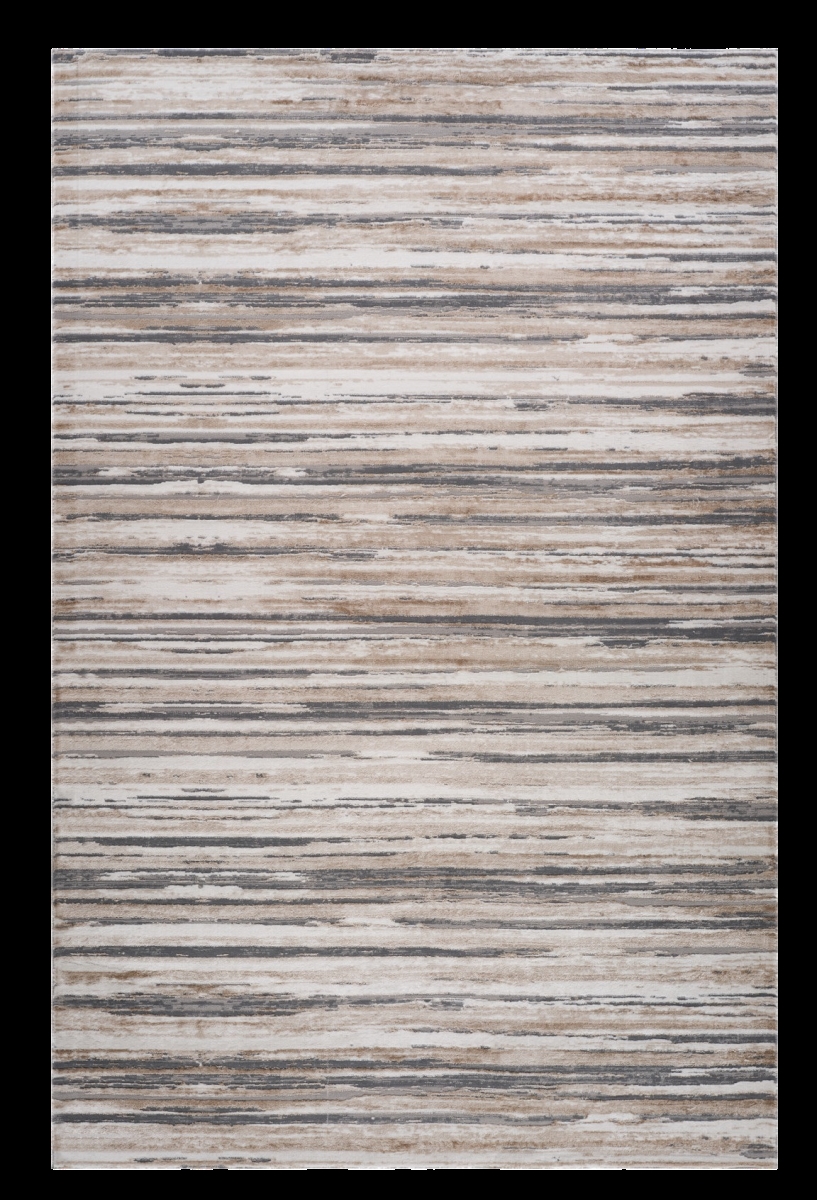 558915 8 x 11 ft. Abstract Distressed Rectangle Area Rug, Beige & Gray