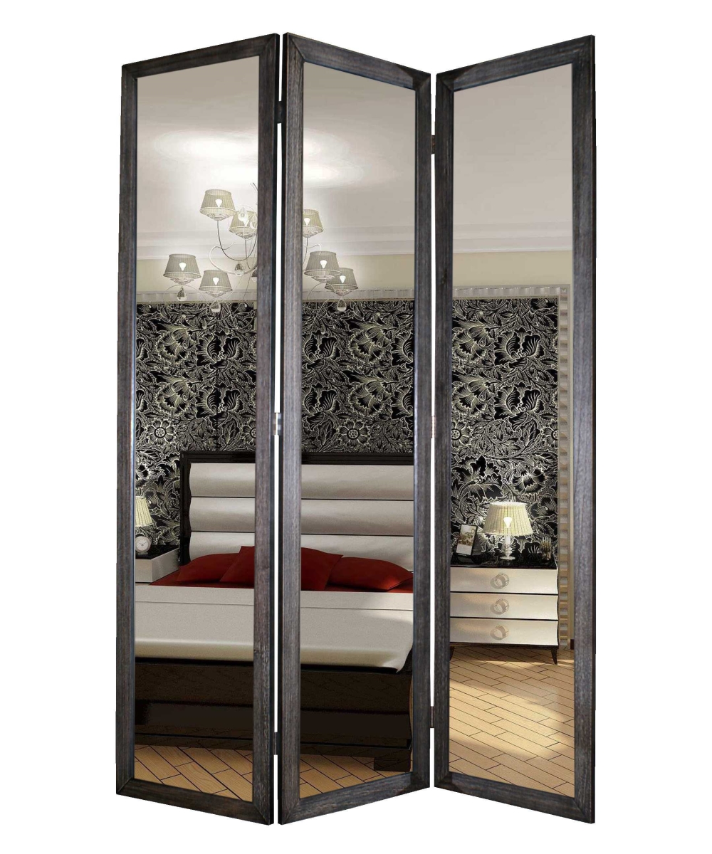 274676 Wooden Frame Mirrior Screen