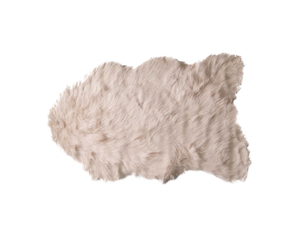 2 x 3 in. Sheepskin Rug - Taupe