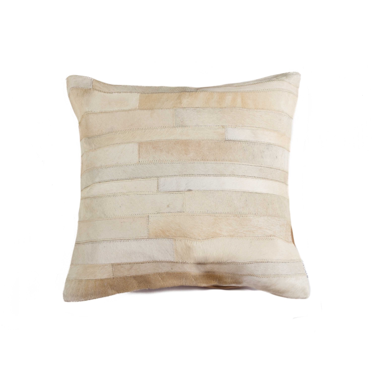 Picture of HomeRoots 316679 18 in. Cowhide Pillow - Natural