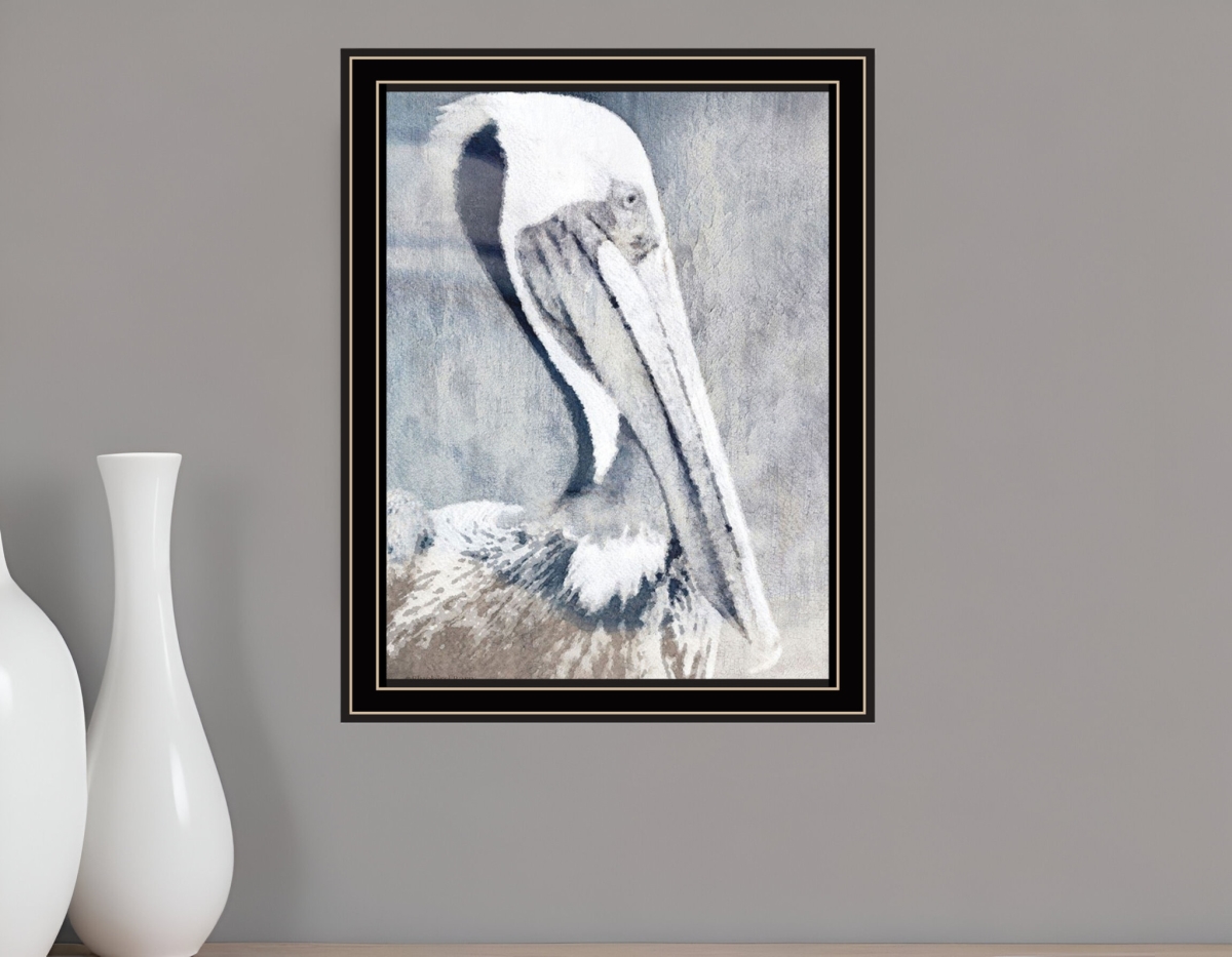 529619 Horizontal Pelican Black Framed Print Wall Art