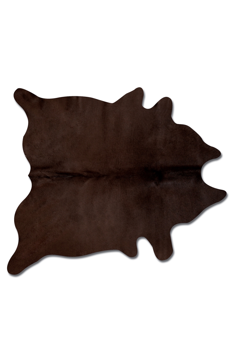 316707 6 x 7 in. Cowhide Rug - Chocolate