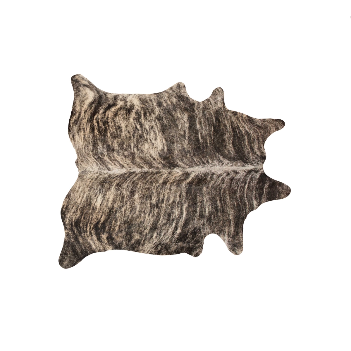 6 x 7 in. Cowhide Rug - Zebu