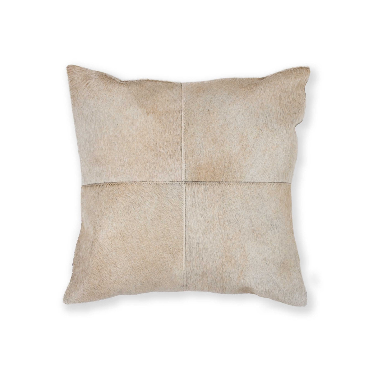 Picture of HomeRoots 316759 18 in. Cowhide Pillow - Natural