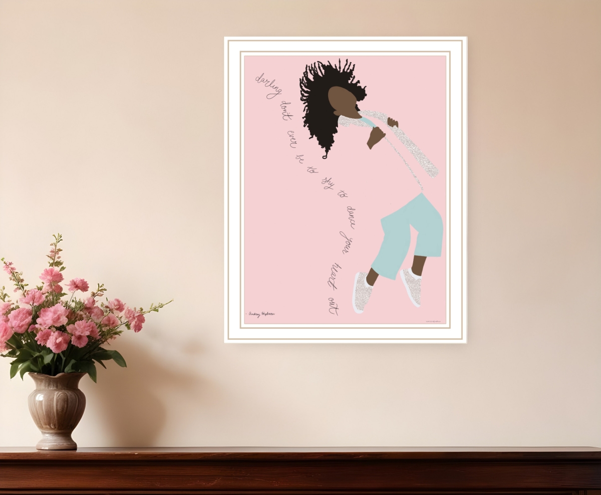529977 Dance Your Heart Out White Framed Print Wall Art