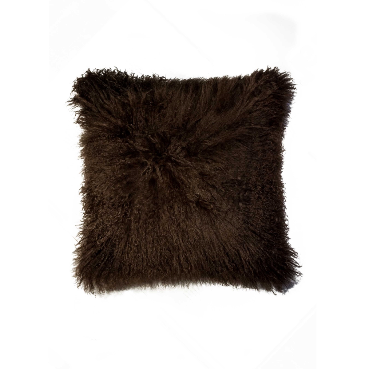 Picture of HomeRoots 316780 16 in. Sheepskin Pillow - Chocolate