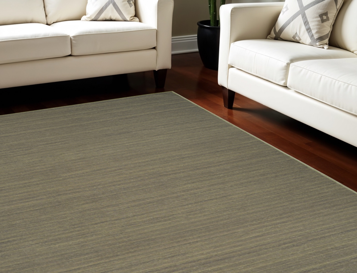 552546 8 x 10 ft. Abstract Washable Rectangle Area Rug, Green