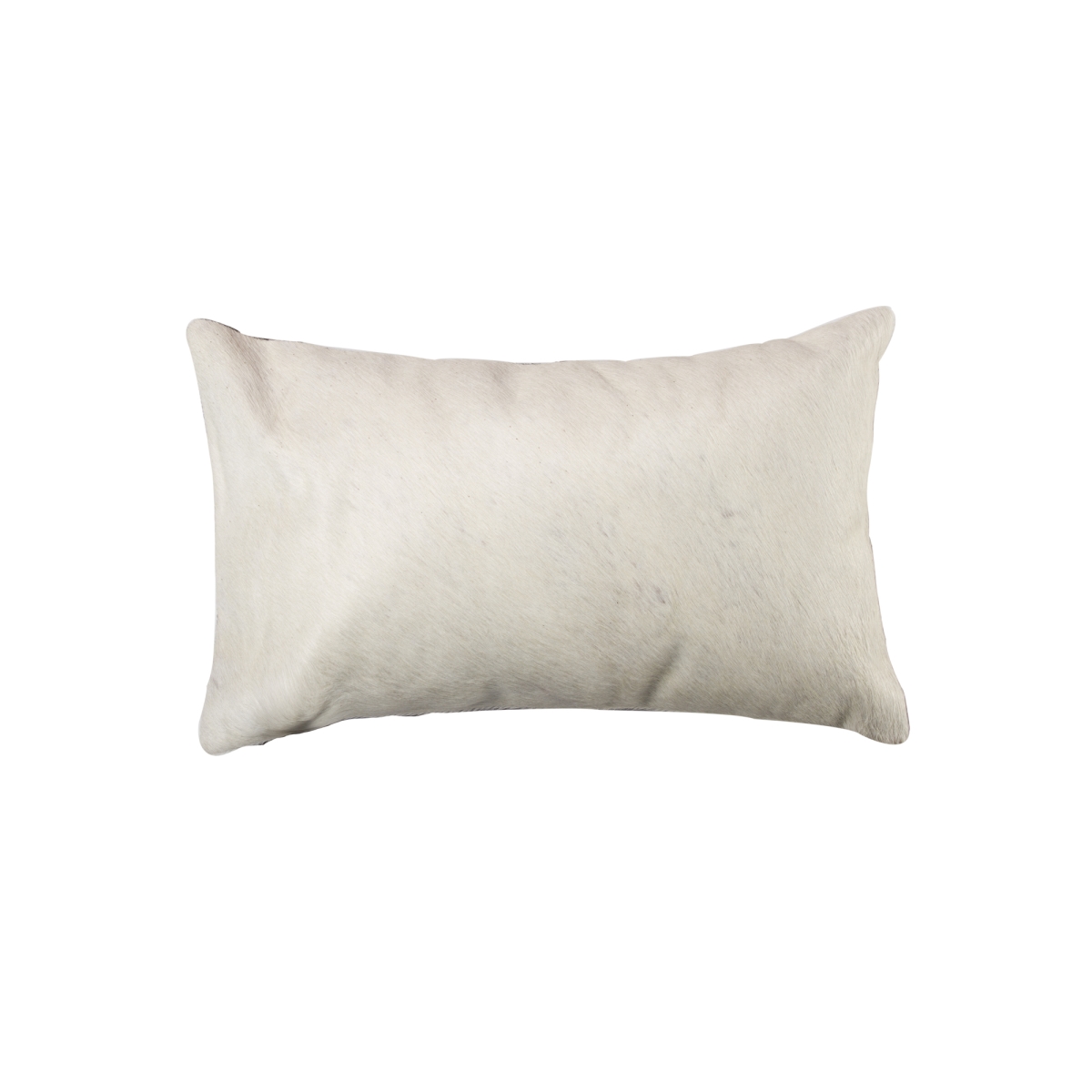 12 x 20 in. Cowhide Pillow - Natural