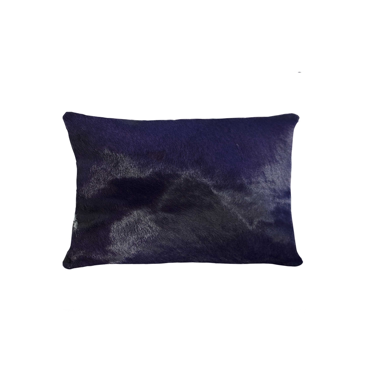 12 x 20 in. Cowhide Pillow - Purple