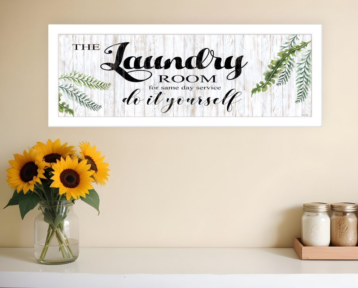 529711 The Laundry Room White Framed Print Laundry Wall Art
