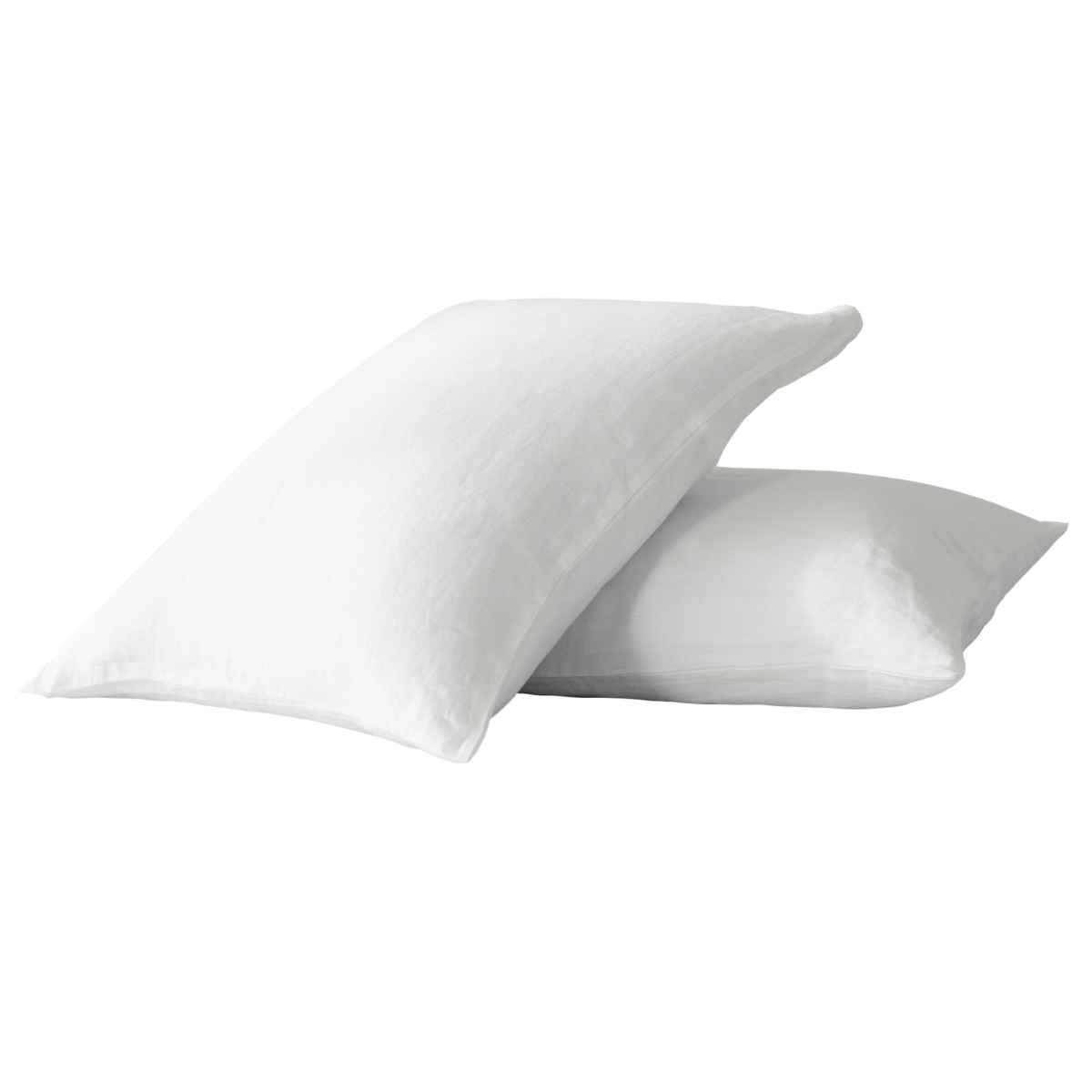520690 Ivory Linen Pillowcases - Set of 2