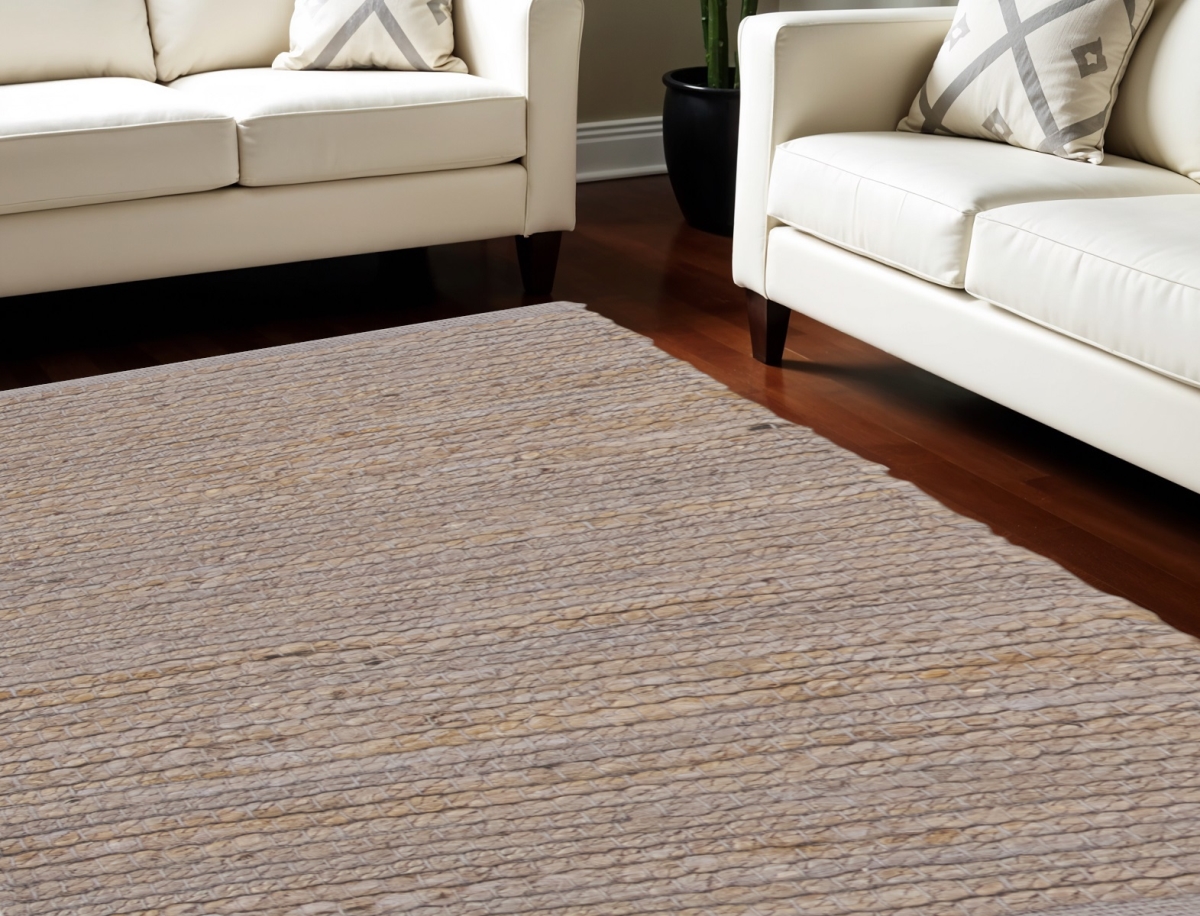 569887 8 x 10 ft. Hand Woven Rectangle Area Rug, Gray