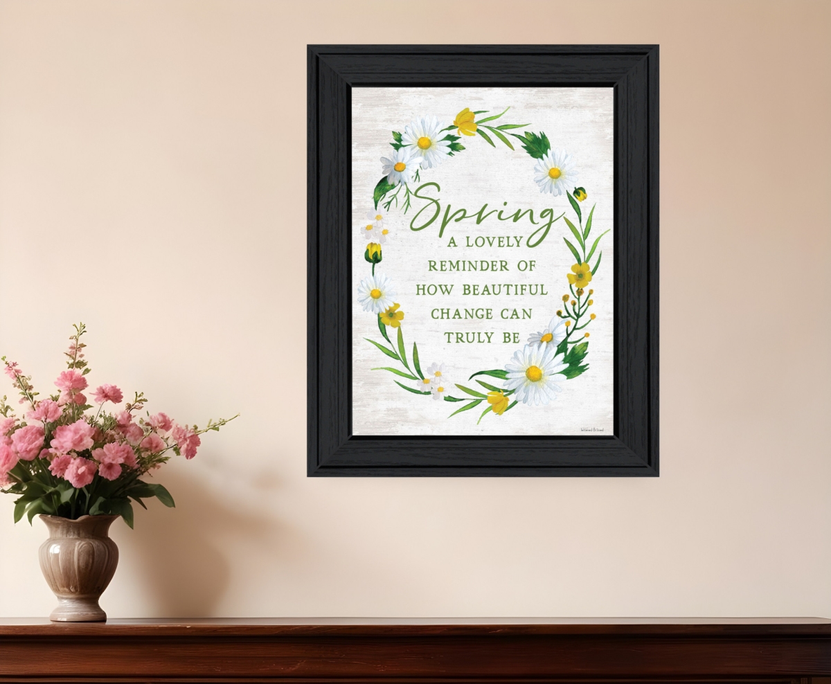 530052 Spring Reminder Black Framed Print Wall Art