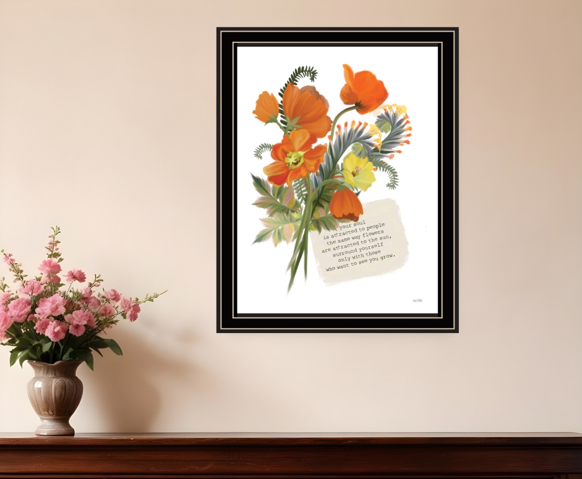 529894 See You Grow Black Framed Print Wall Art