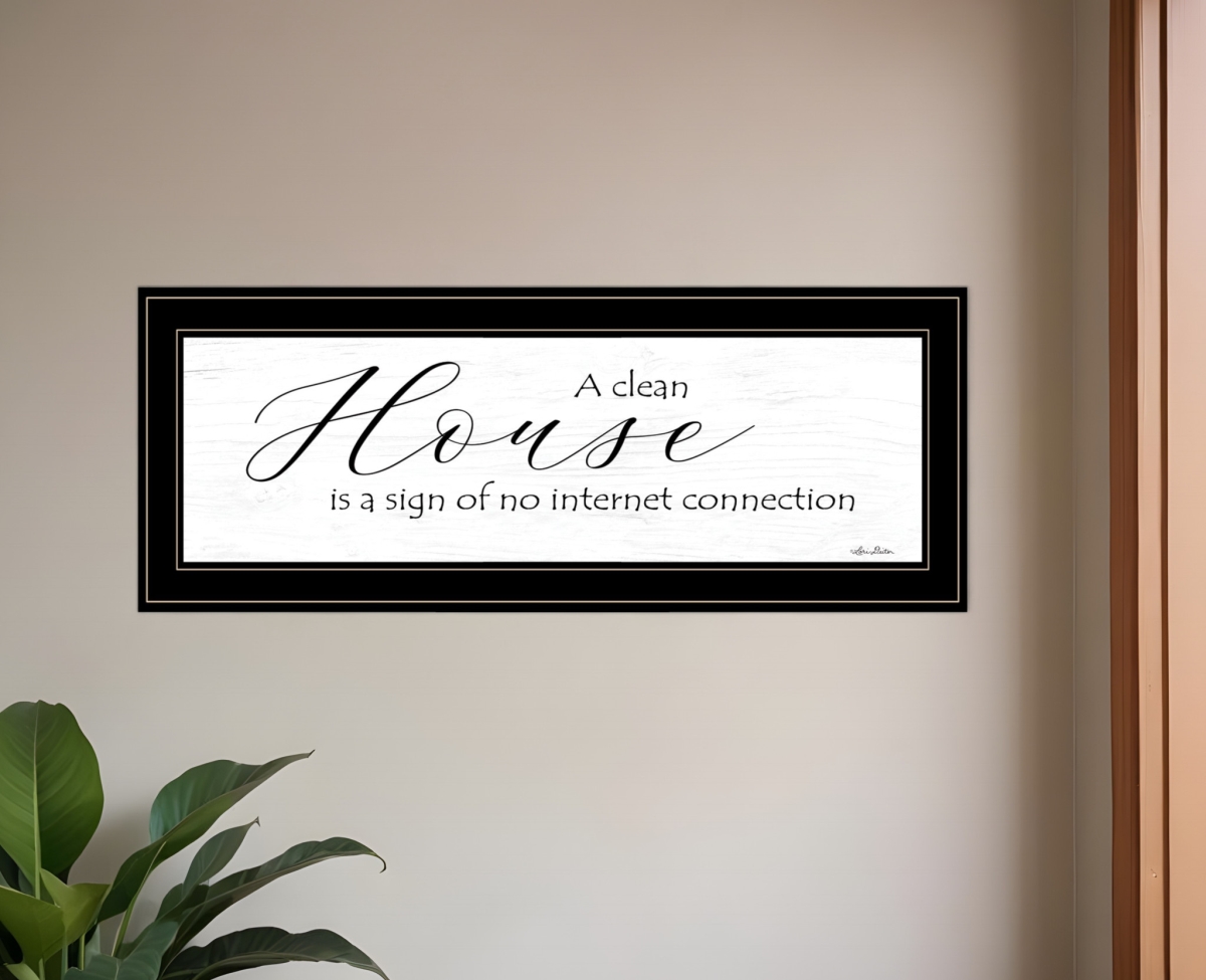 415405 A Clean House Black Framed Print Wall Art