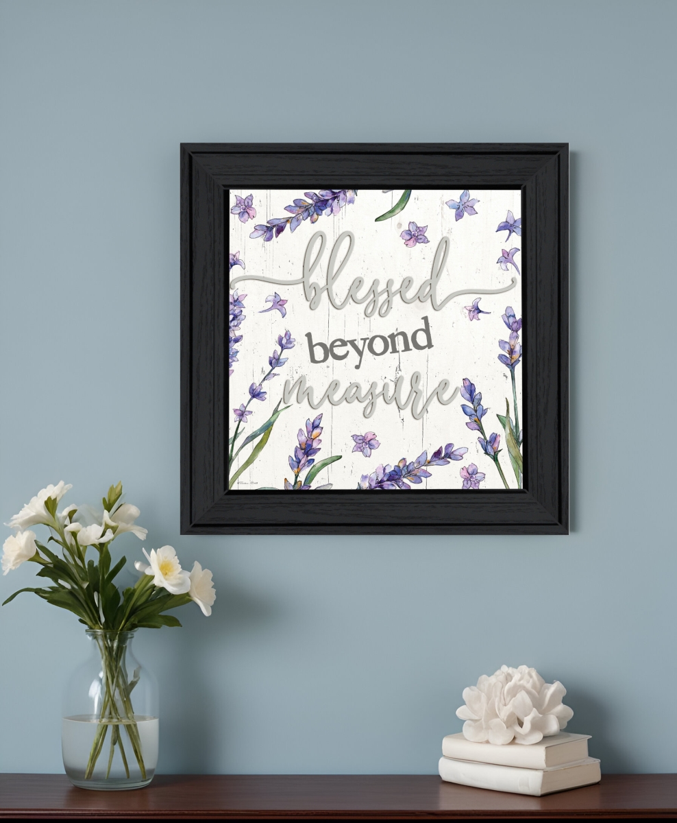 529649 Blessed Beyond Measure Black Framed Print Wall Art