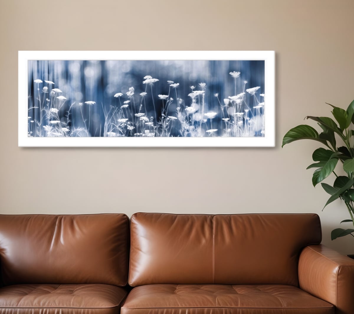 529993 Summer Dreams White Framed Print Wall Art