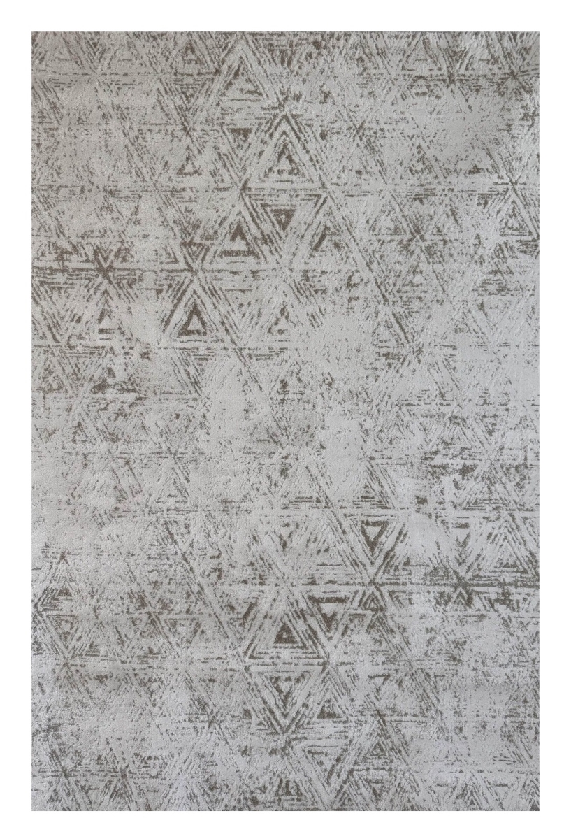 570087 4 x 6 ft. Abstract Rectangle Area Rug, Cream & Beige